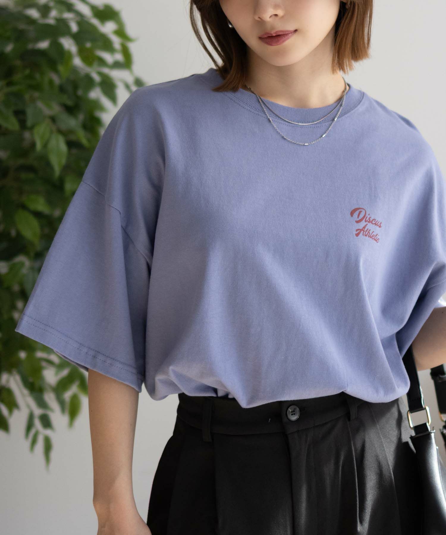 DISCUS プリントビッグTシャツ 人 レディース ネコポス 対応商品