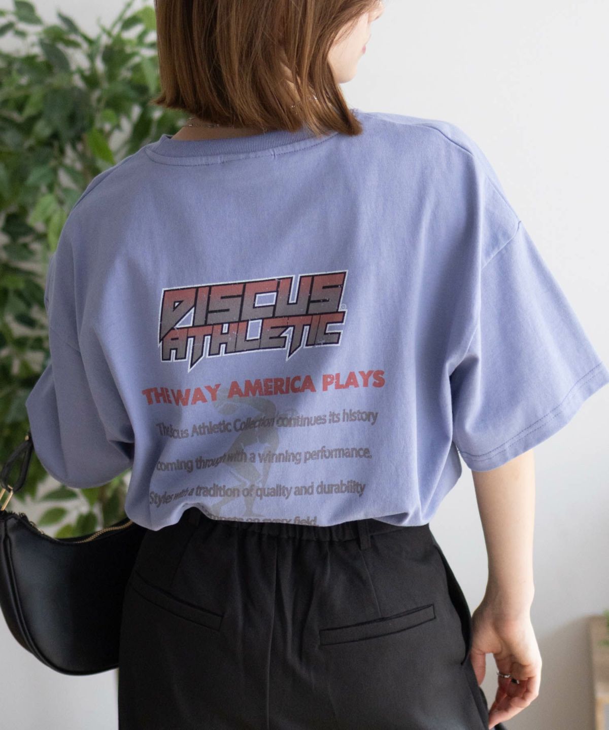DISCUS プリントビッグTシャツ 人 レディース ネコポス 対応商品