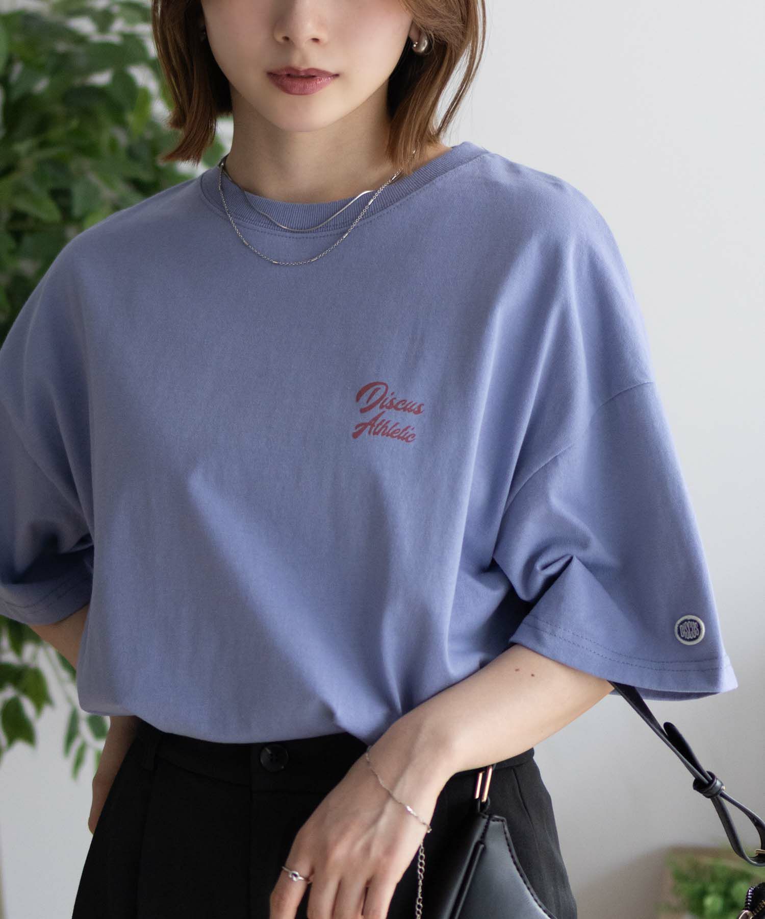 DISCUS プリントビッグTシャツ 人 レディース ネコポス 対応商品