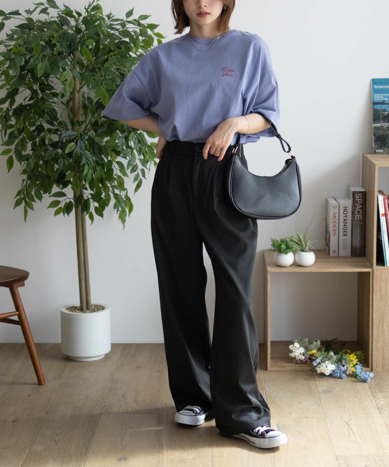 DISCUS プリントビッグTシャツ 人 レディース ネコポス 対応商品