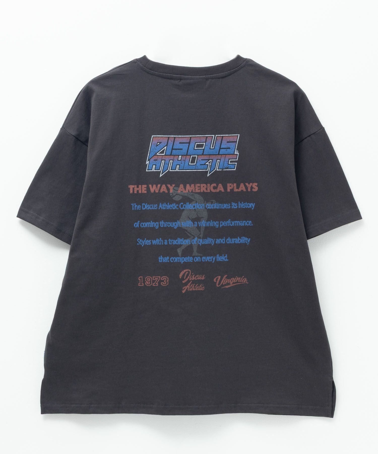 DISCUS プリントビッグTシャツ 人 レディース ネコポス 対応商品