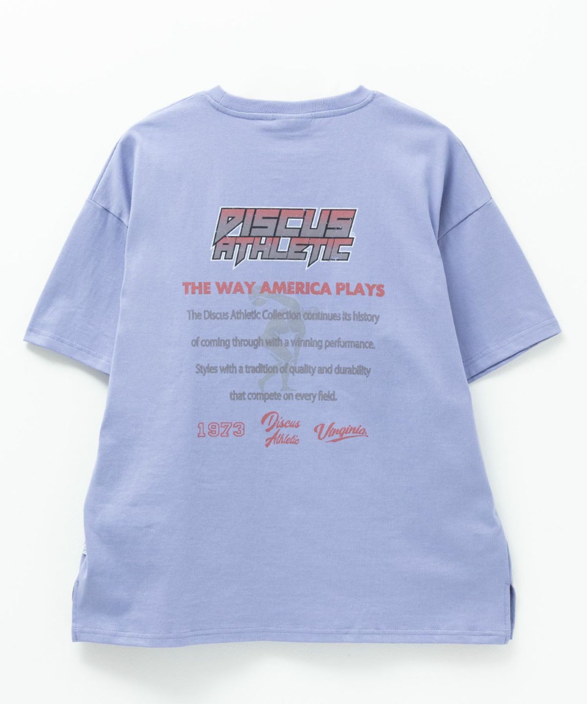 DISCUS プリントビッグTシャツ 人 レディース ネコポス 対応商品