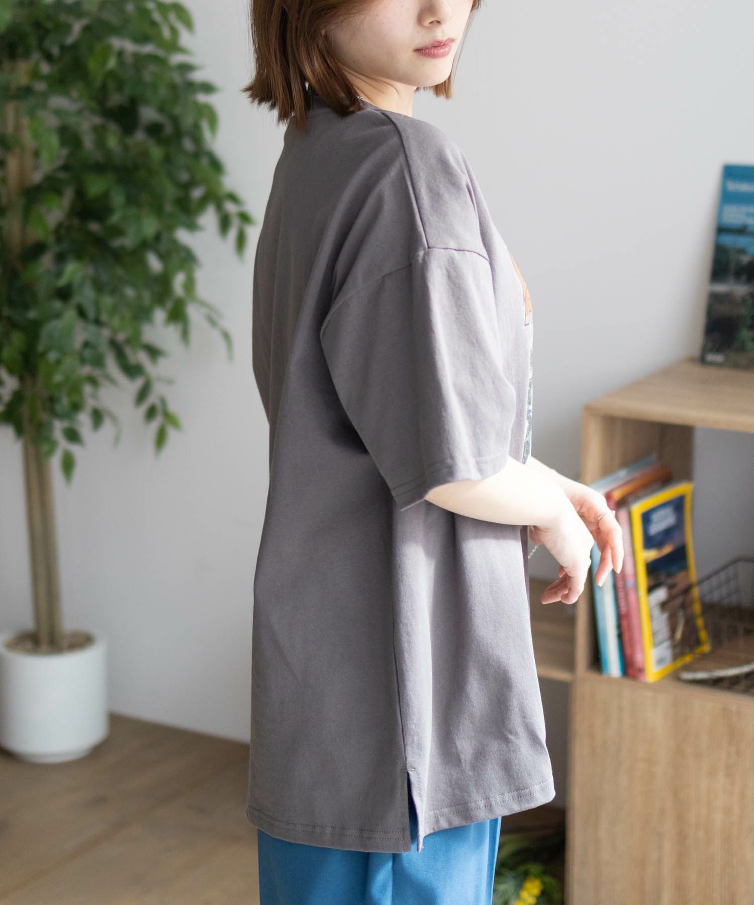 DISCUS  プリントビッグTシャツ 犬 レディース メール便 対応商品商品サムネイル-7