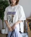 DISCUS プリントビッグTシャツ 犬 レディース メール便 対応商品商品サムネイル-13