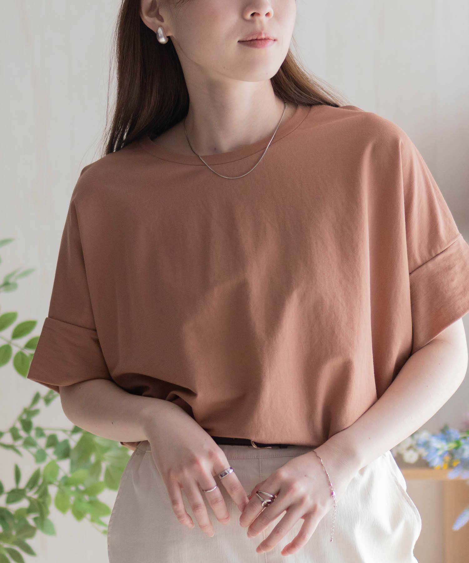 nAvy SARARI  ドルマンTシャツ レディース メール便 対応商品商品サムネイル-2
