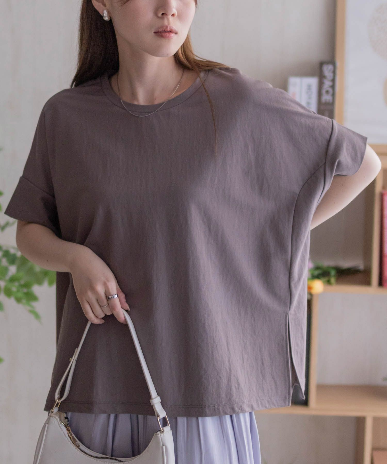 nAvy SARARI ドルマンTシャツ レディース ネコポス 対応商品