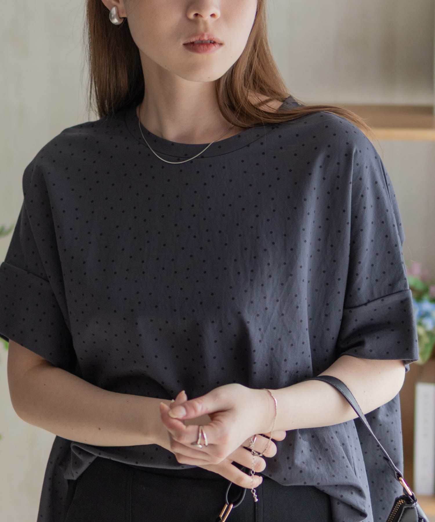 nAvy SARARI ドルマンTシャツ レディース ネコポス 対応商品