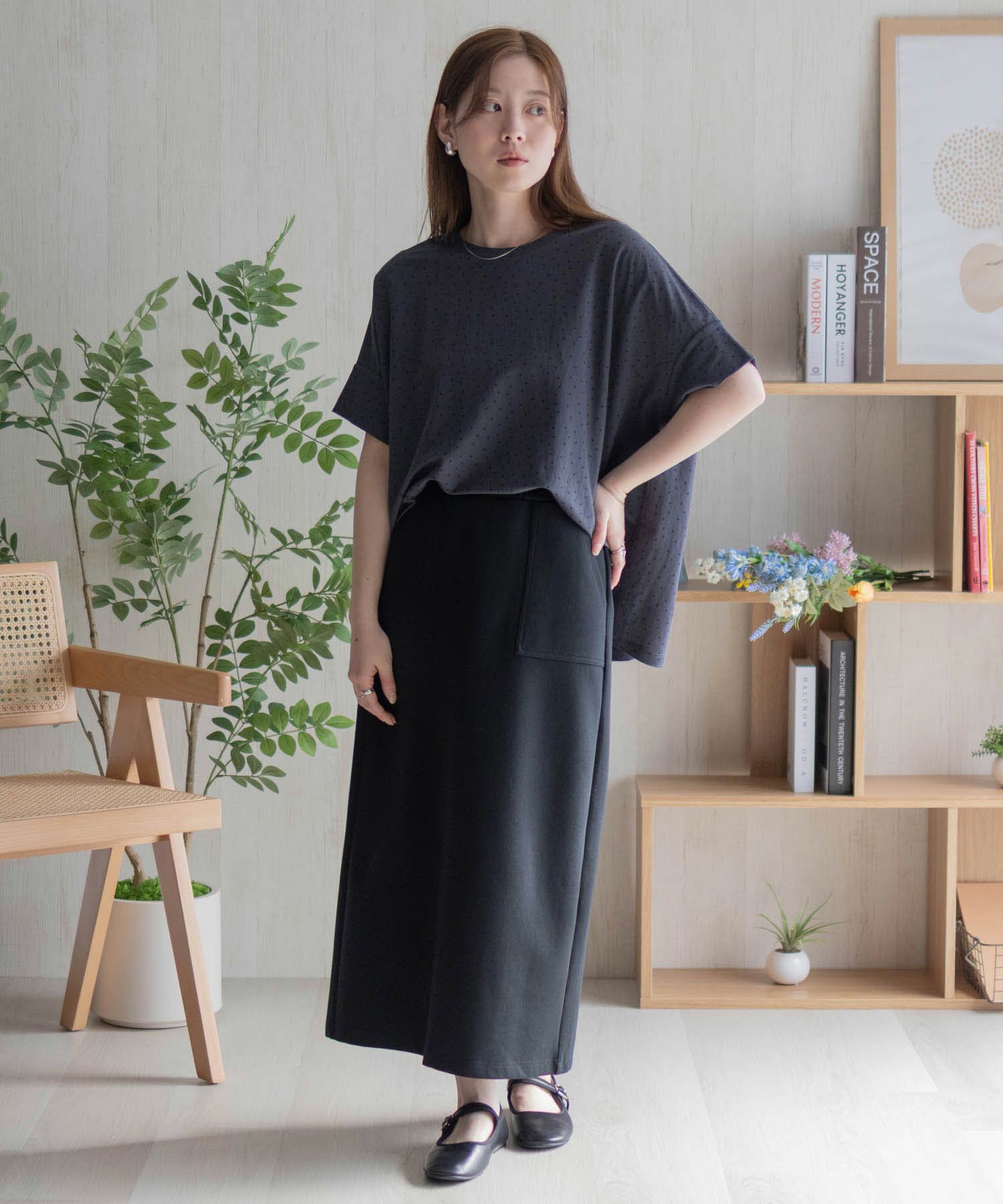 nAvy SARARI ドルマンTシャツ レディース ネコポス 対応商品