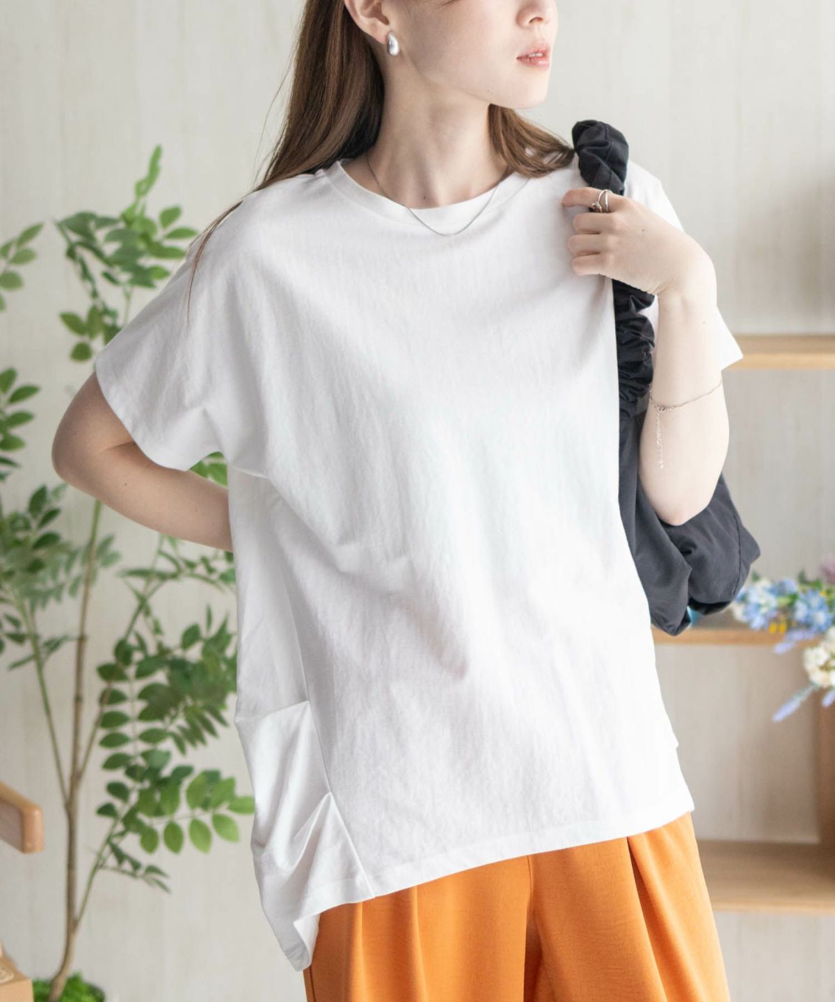 nAvy SARARI 裾タックチュニック レディース ネコポス 対応商品