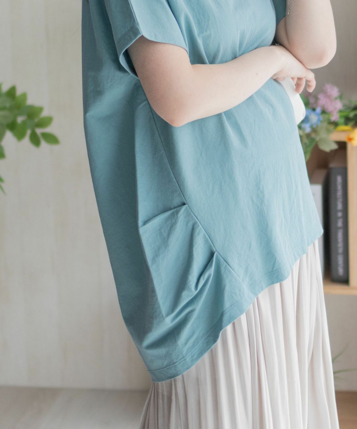 nAvy SARARI 裾タックチュニック レディース ネコポス 対応商品