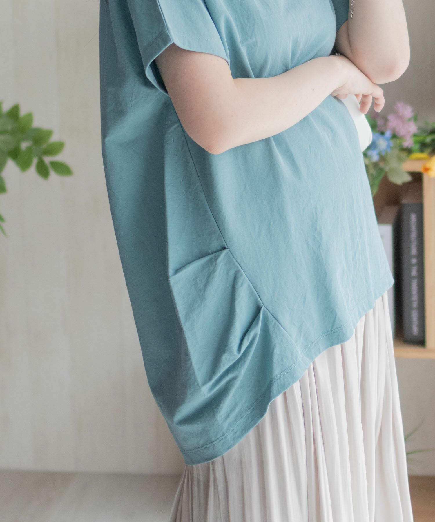 nAvy SARARI 裾タックチュニック レディース ネコポス 対応商品