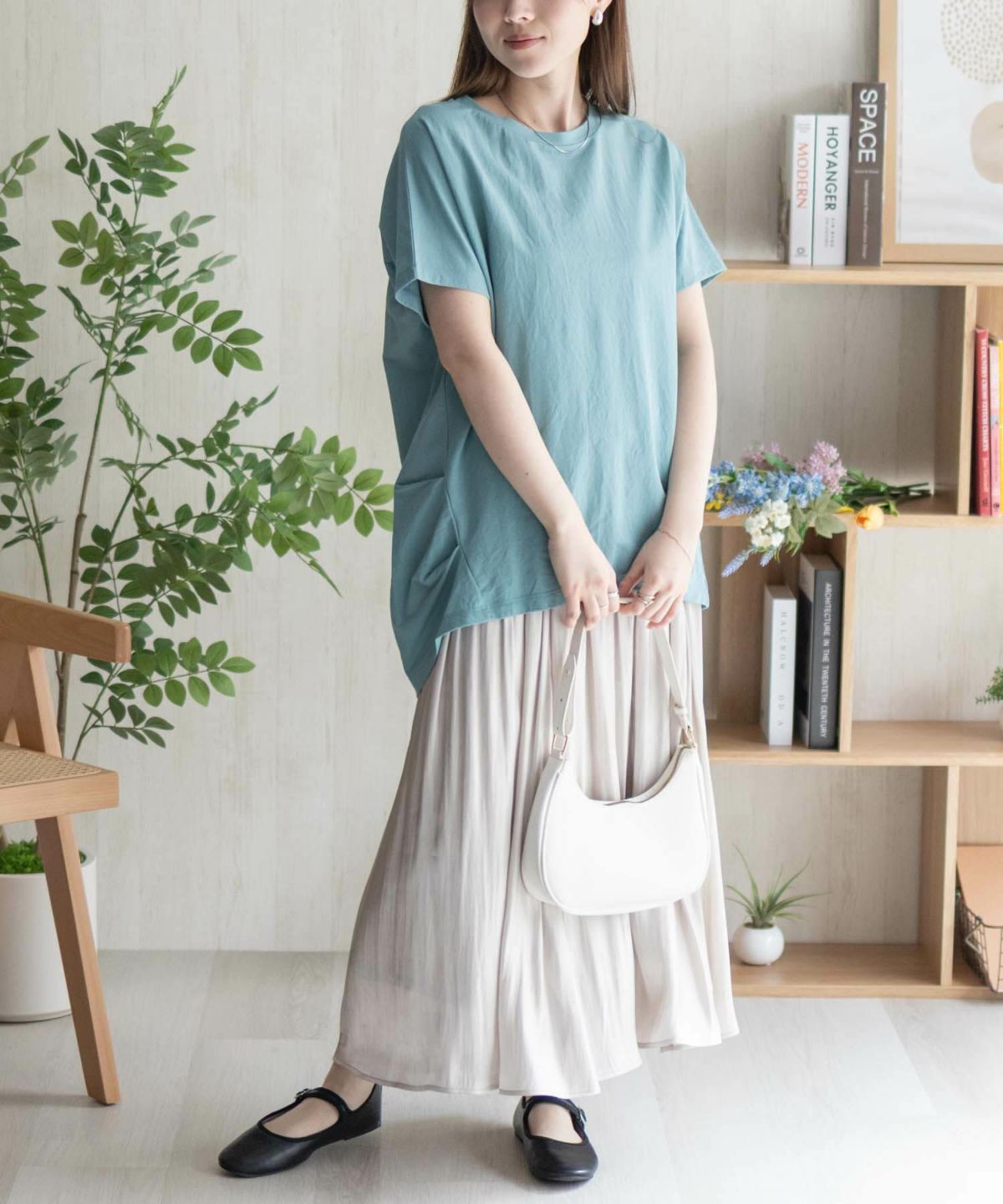 nAvy SARARI 裾タックチュニック レディース ネコポス 対応商品