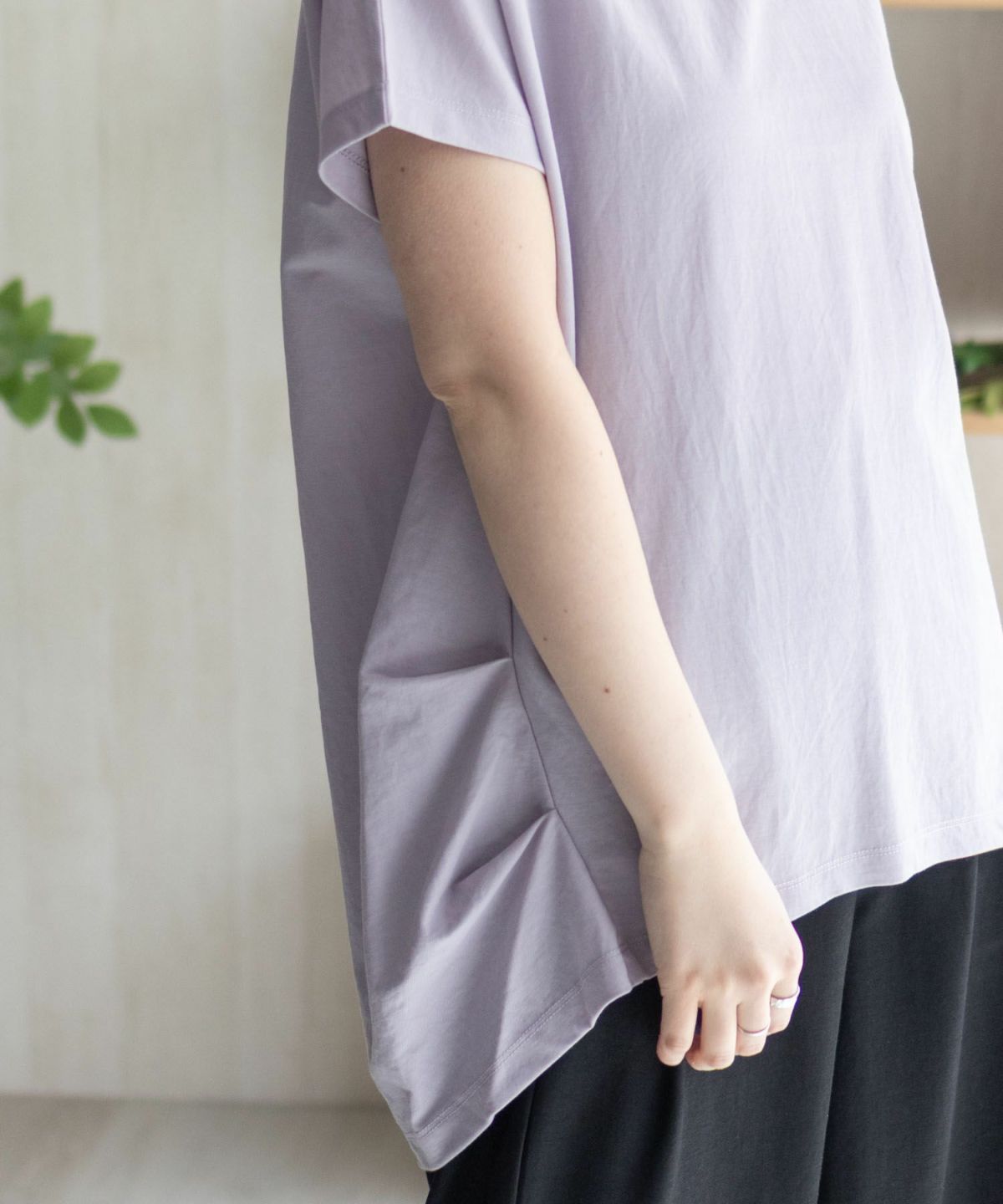 nAvy SARARI 裾タックチュニック レディース ネコポス 対応商品