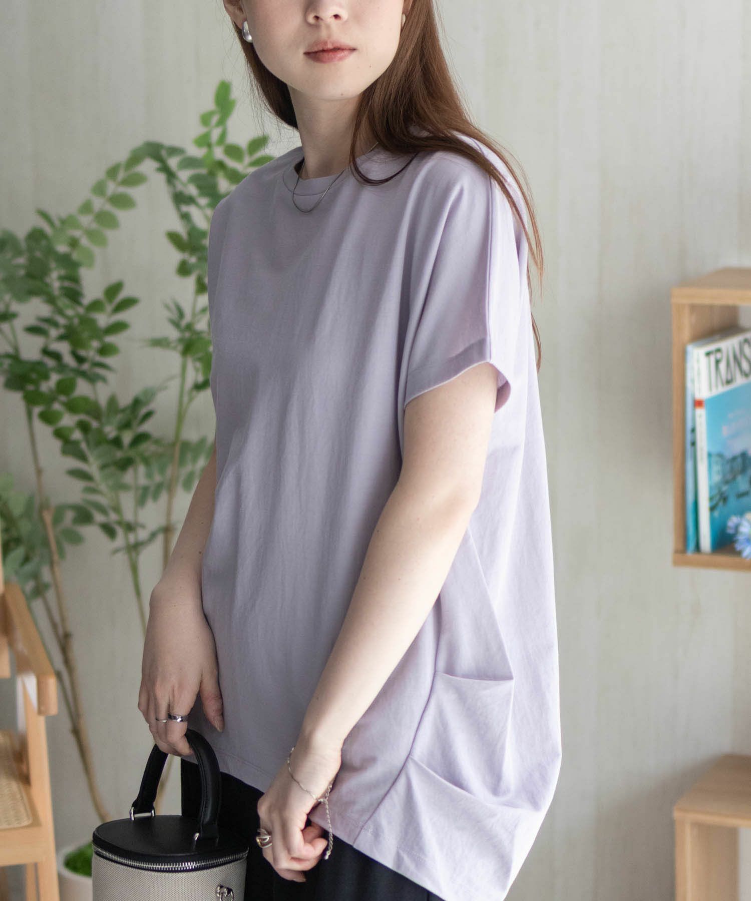 nAvy SARARI 裾タックチュニック レディース ネコポス 対応商品