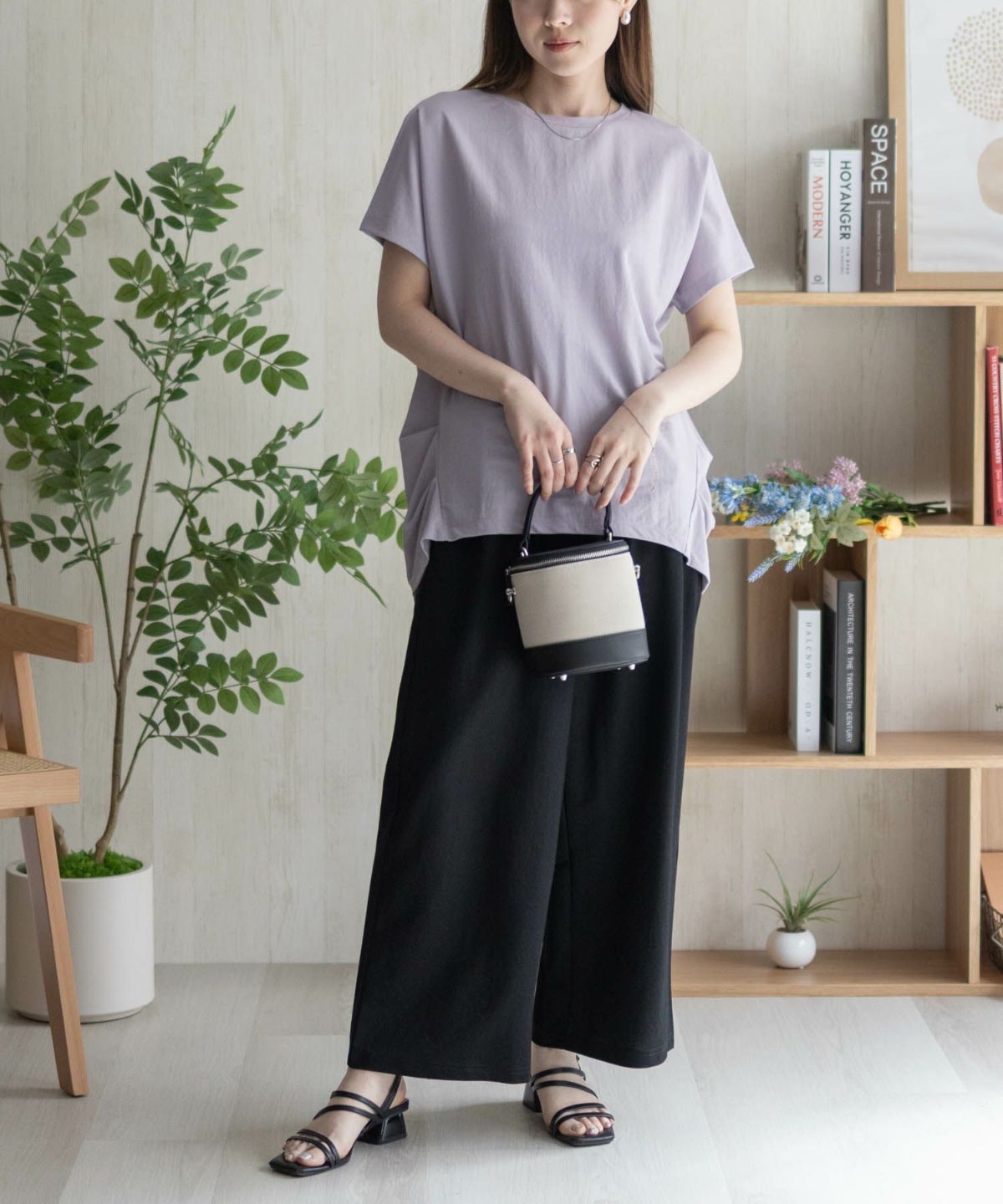 nAvy SARARI 裾タックチュニック レディース ネコポス 対応商品