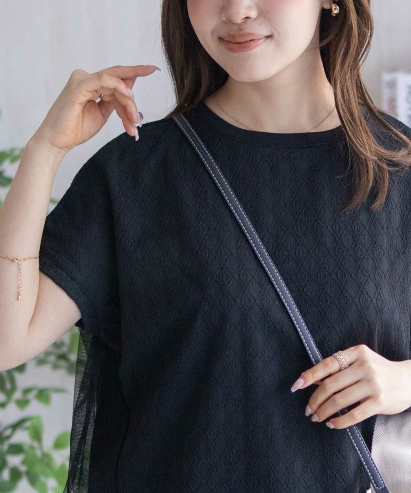 Howdy Marie  ジャガードチュールプルオーバー レディース メール便 対応商品商品画像-11