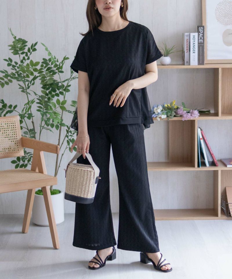 Howdy Marie ジャガードチュールプルオーバー レディース メール便 対応商品商品画像-13