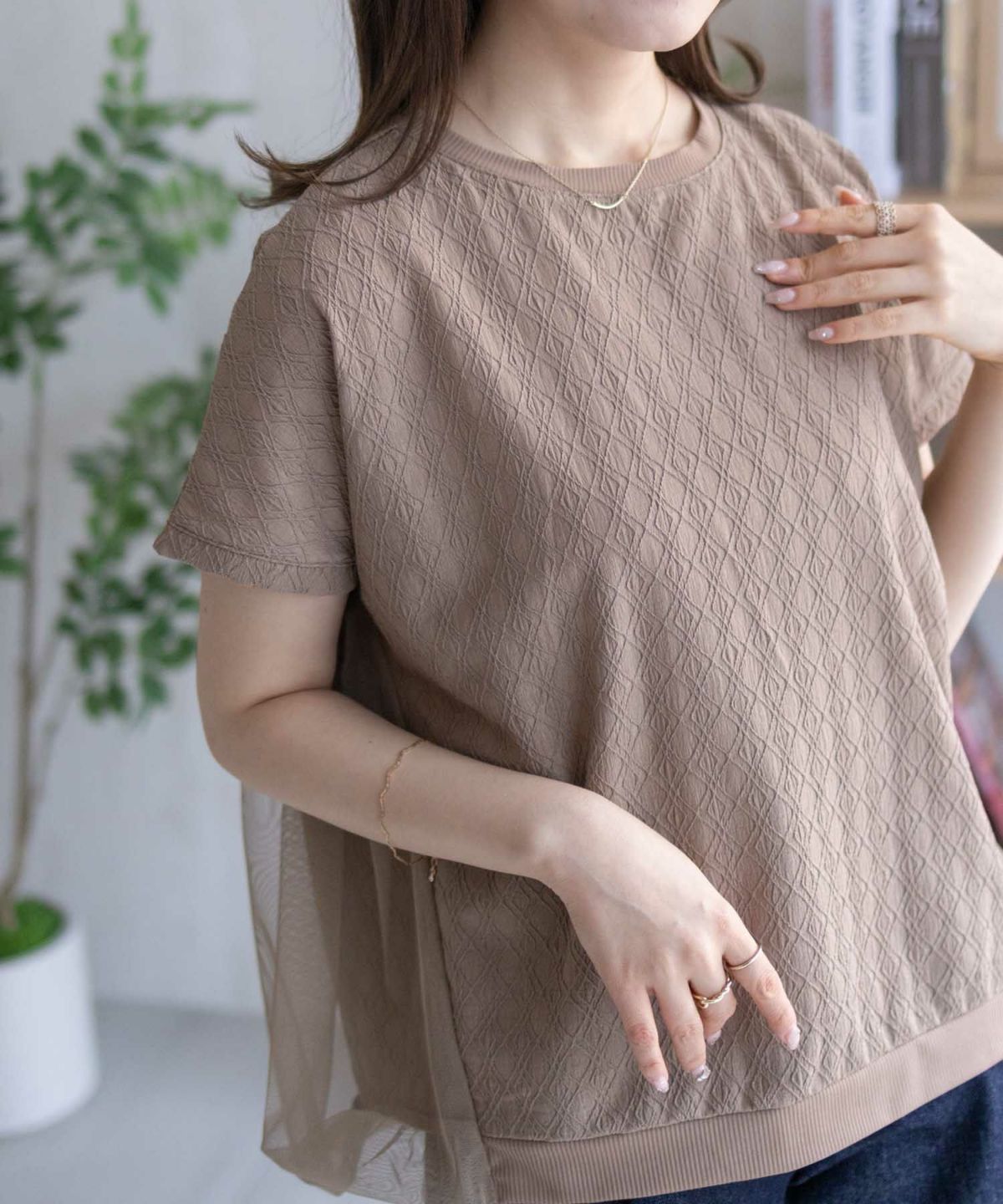 Howdy Marie ジャガードチュールプルオーバー レディース ネコポス 対応商品