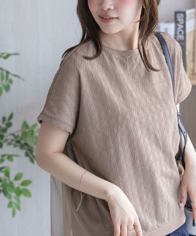 Howdy Marie ジャガードチュールプルオーバー レディース メール便 対応商品商品画像-15