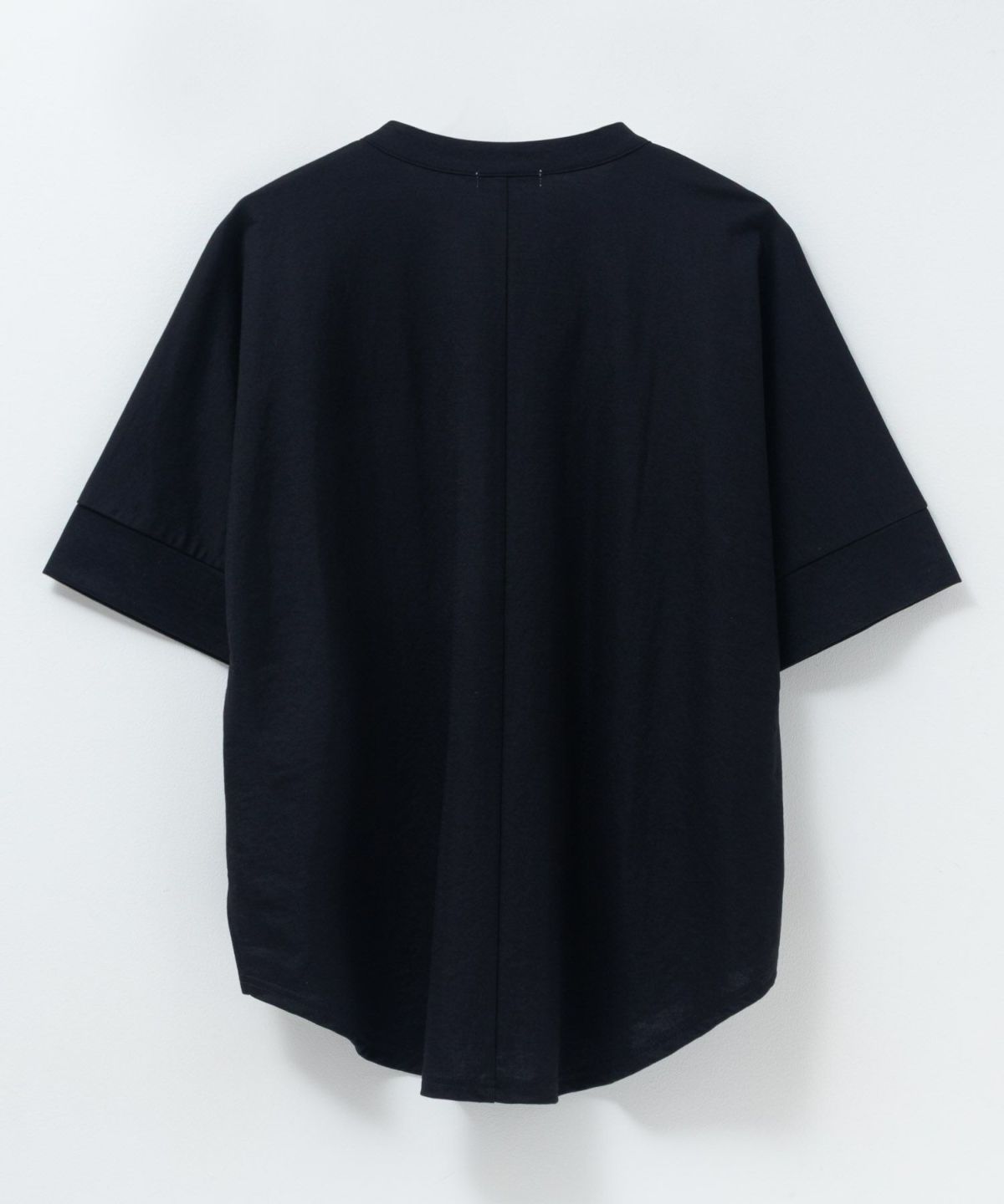 nAvy SARARI スキッパー5分袖ブラウス レディース