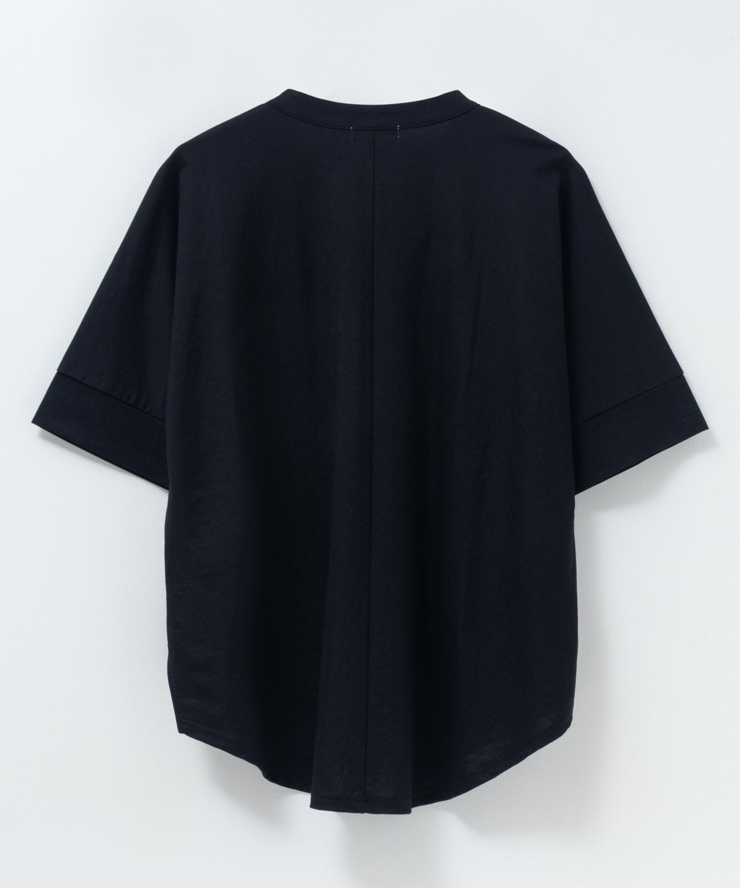 nAvy SARARI スキッパー5分袖ブラウス レディース