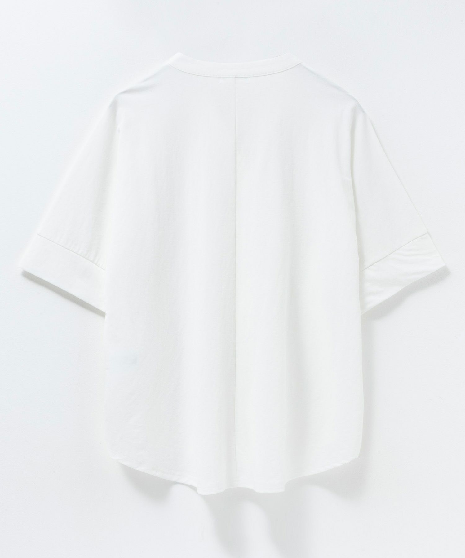 nAvy SARARI スキッパー5分袖ブラウス レディース