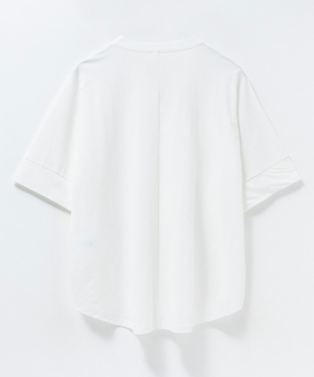 nAvy SARARI スキッパー5分袖ブラウス レディース