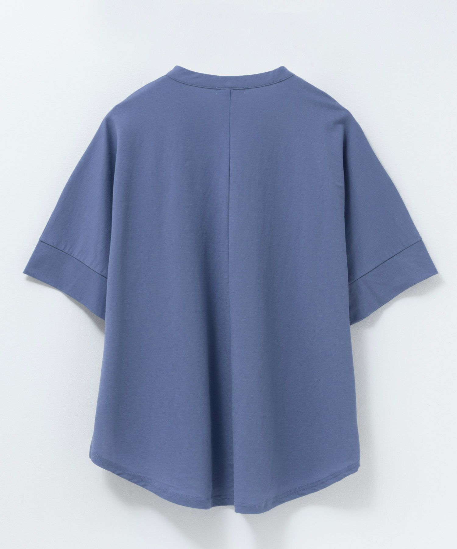 nAvy SARARI スキッパー5分袖ブラウス レディース