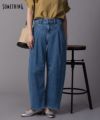 [期間限定価格]SOMETHING  HANAタックカーブデニムパンツ レディース商品サムネイル-1