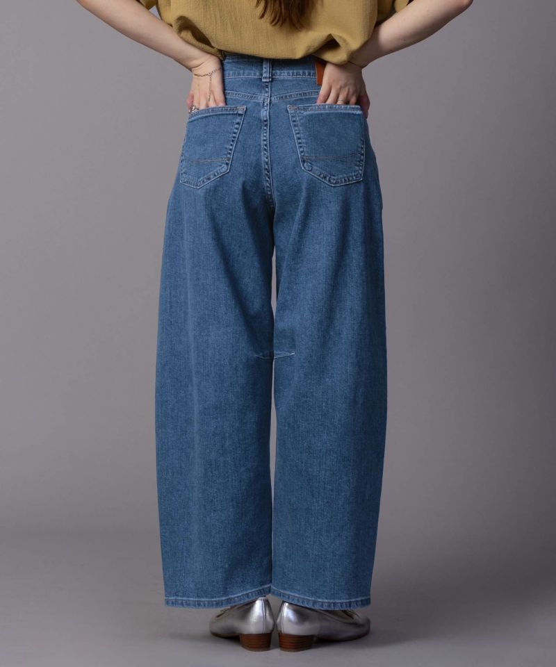 [期間限定価格]SOMETHING  HANAタックカーブデニムパンツ レディース商品画像-5