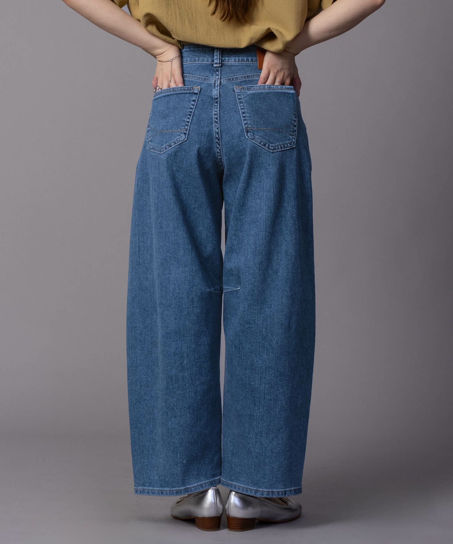 [期間限定価格]SOMETHING  HANAタックカーブデニムパンツ レディース商品サムネイル-5