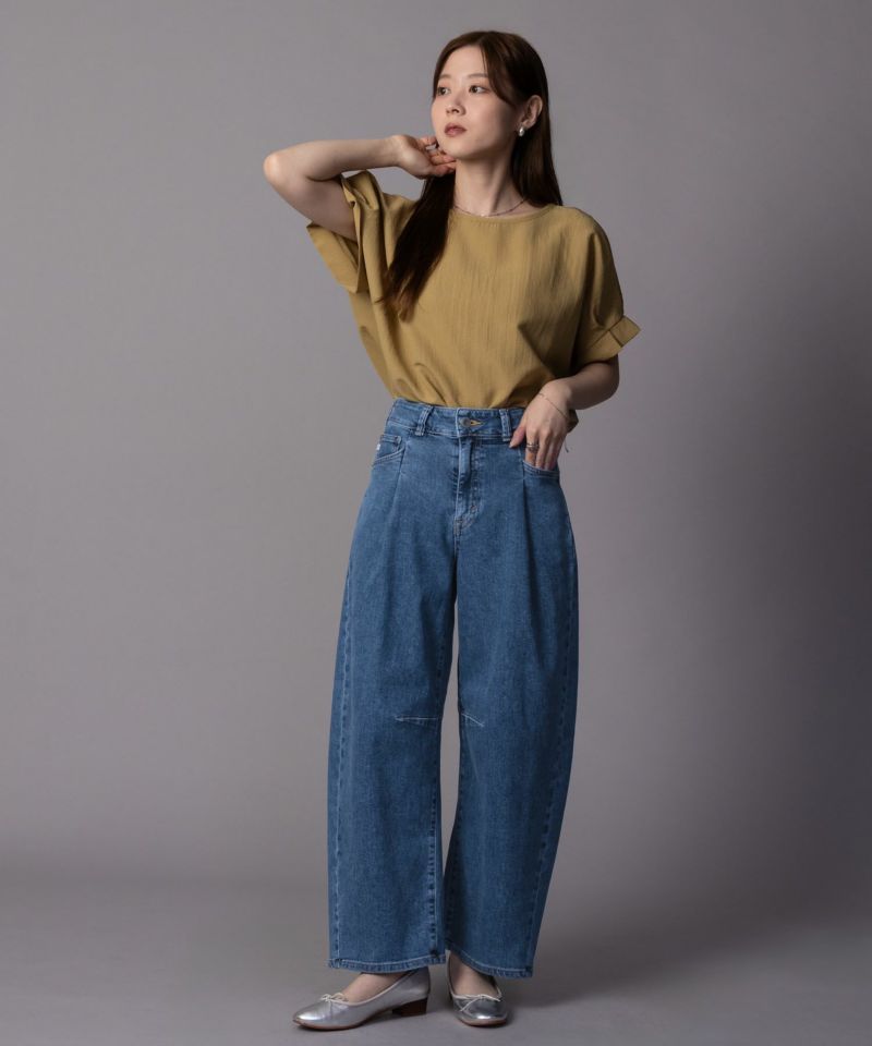 [期間限定価格]SOMETHING  HANAタックカーブデニムパンツ レディース商品画像-20