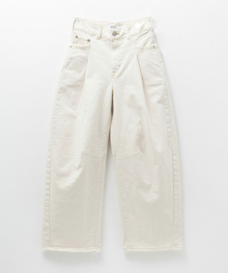 [期間限定価格]SOMETHING  HANAタックカーブデニムパンツ レディース商品画像-8