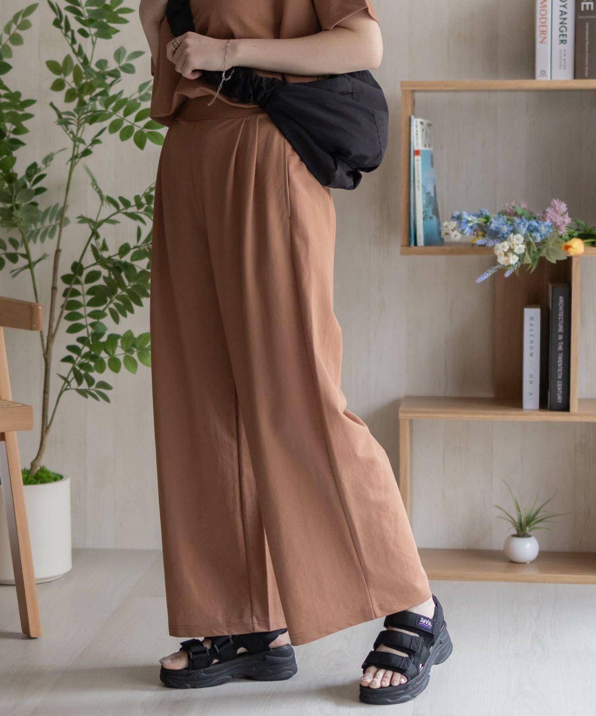 nAvy SARARI ワイドパンツ レディース