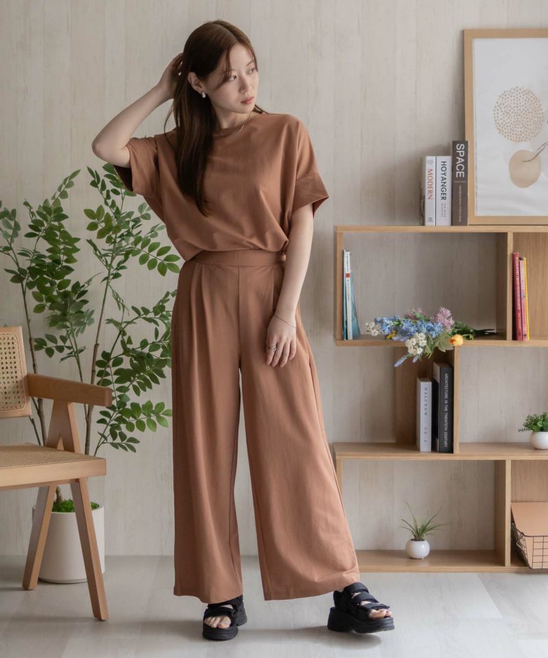 nAvy SARARI ワイドパンツ レディース商品画像-38