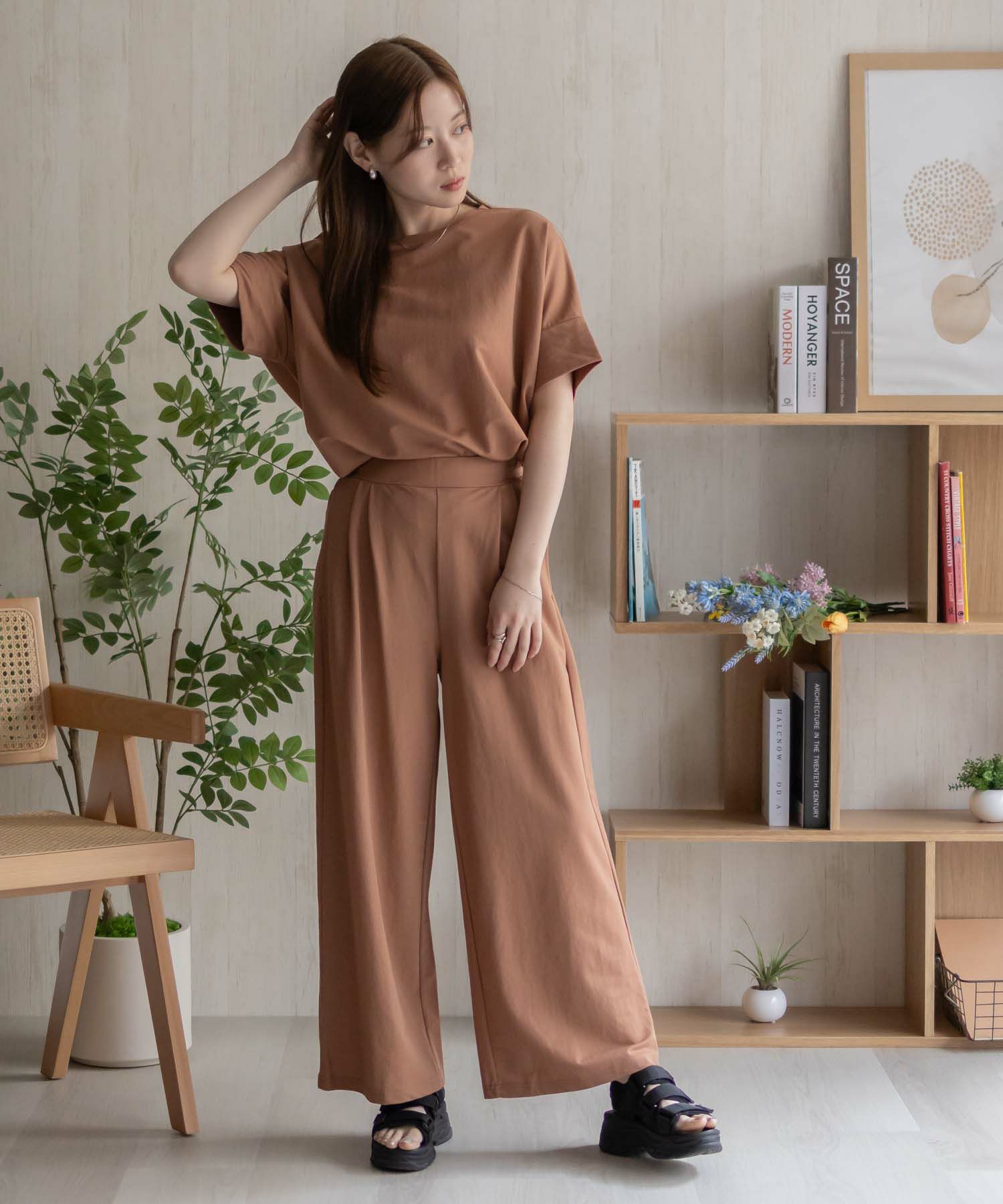 nAvy SARARI  ワイドパンツ レディース商品サムネイル-38
