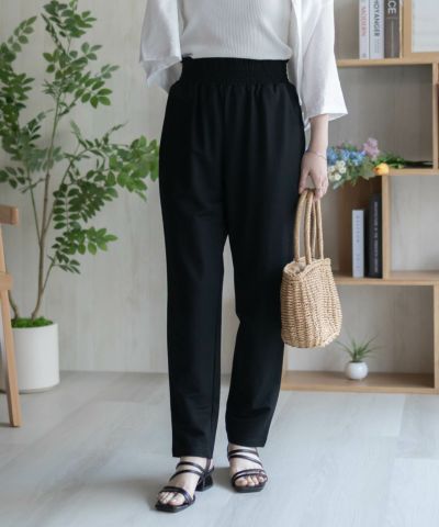 [値下げ]nAvy SARARI  テーパードパンツ レディース