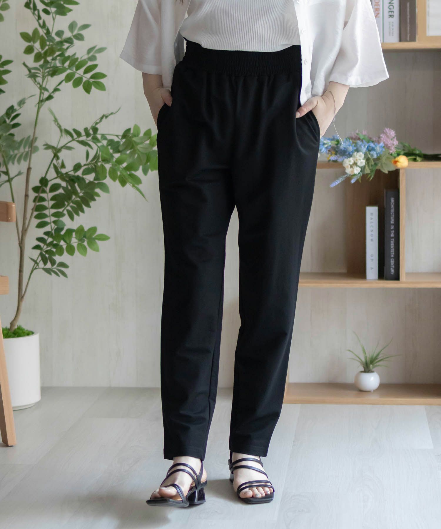 nAvy SARARI  テーパードパンツ レディース商品サムネイル-4