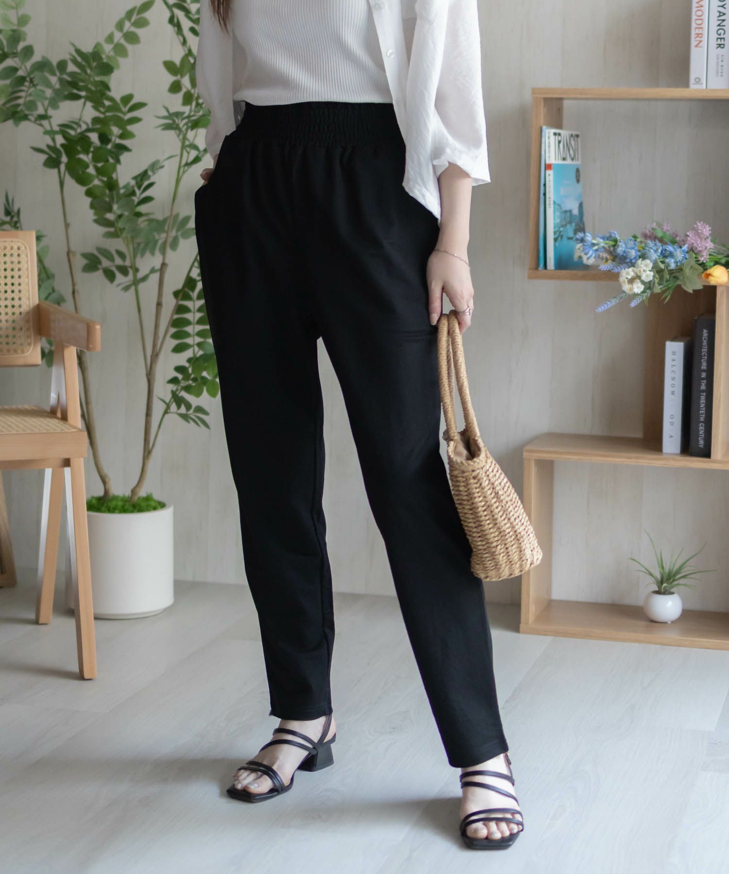 nAvy SARARI テーパードパンツ レディース
