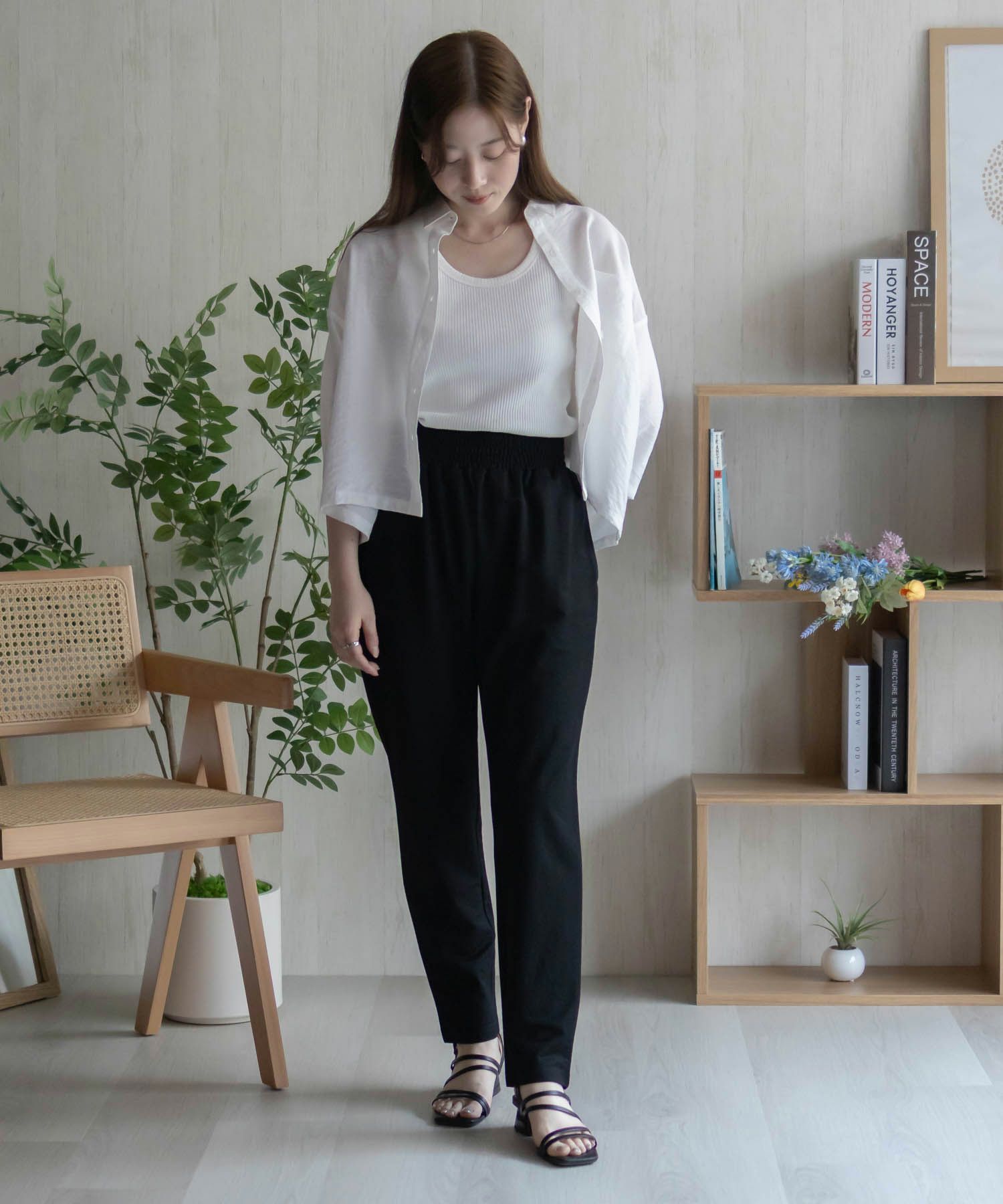 nAvy SARARI  テーパードパンツ レディース商品サムネイル-29