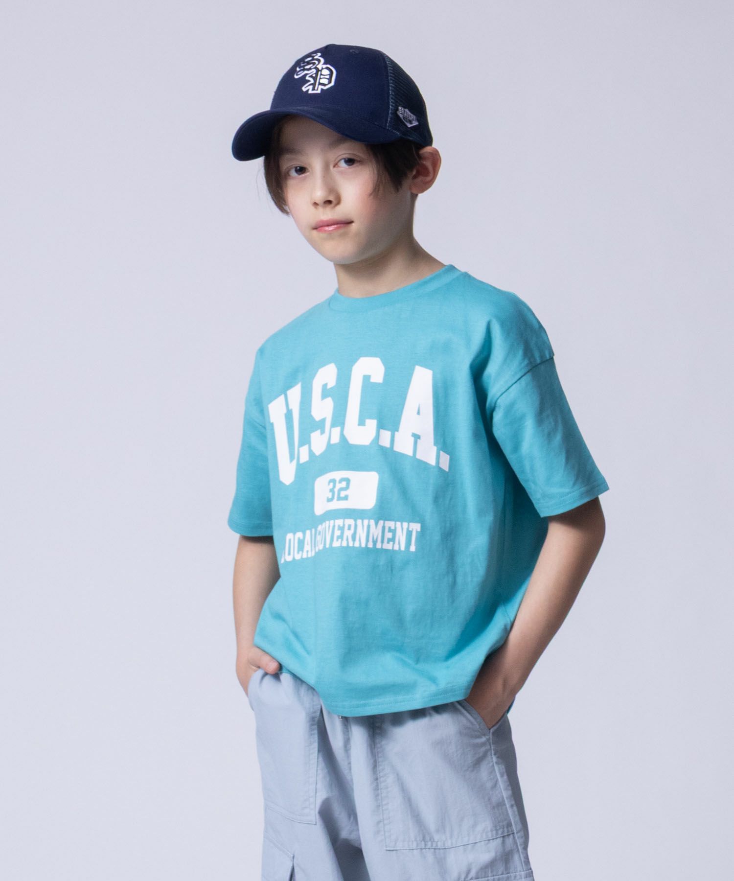 T-GRAPHICS  ビッグシルエット半袖Tシャツ キッズ メール便 対応商品商品サムネイル-1
