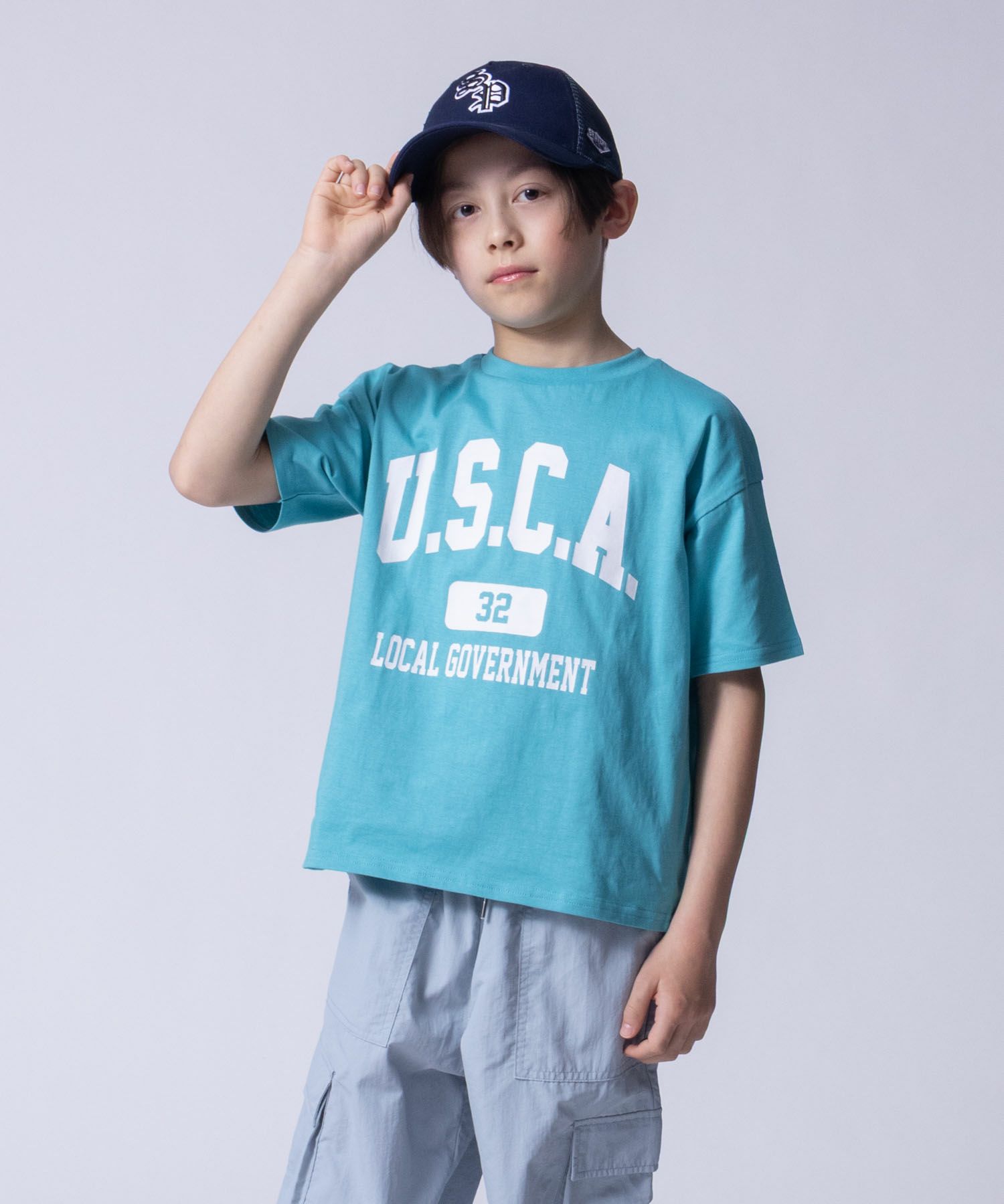 T-GRAPHICS  ビッグシルエット半袖Tシャツ キッズ メール便 対応商品商品サムネイル-2