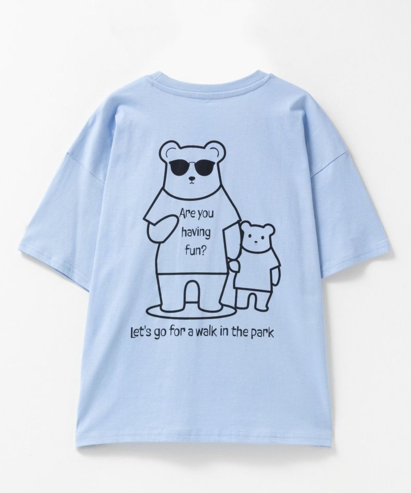 T-GRAPHICS  ビッグシルエット半袖Tシャツ キッズ メール便 対応商品商品画像-7