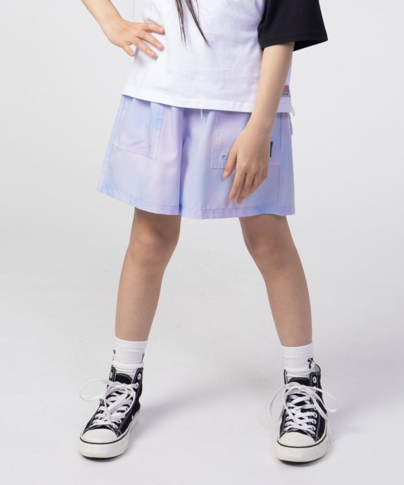 NAVY SARARI  タイダイキュロット 水陸両用ウェア キッズ商品画像-1