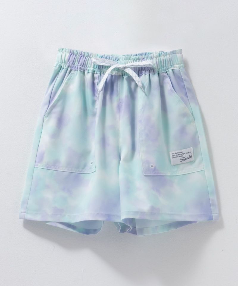 NAVY SARARI  タイダイキュロット 水陸両用ウェア キッズ商品画像-7