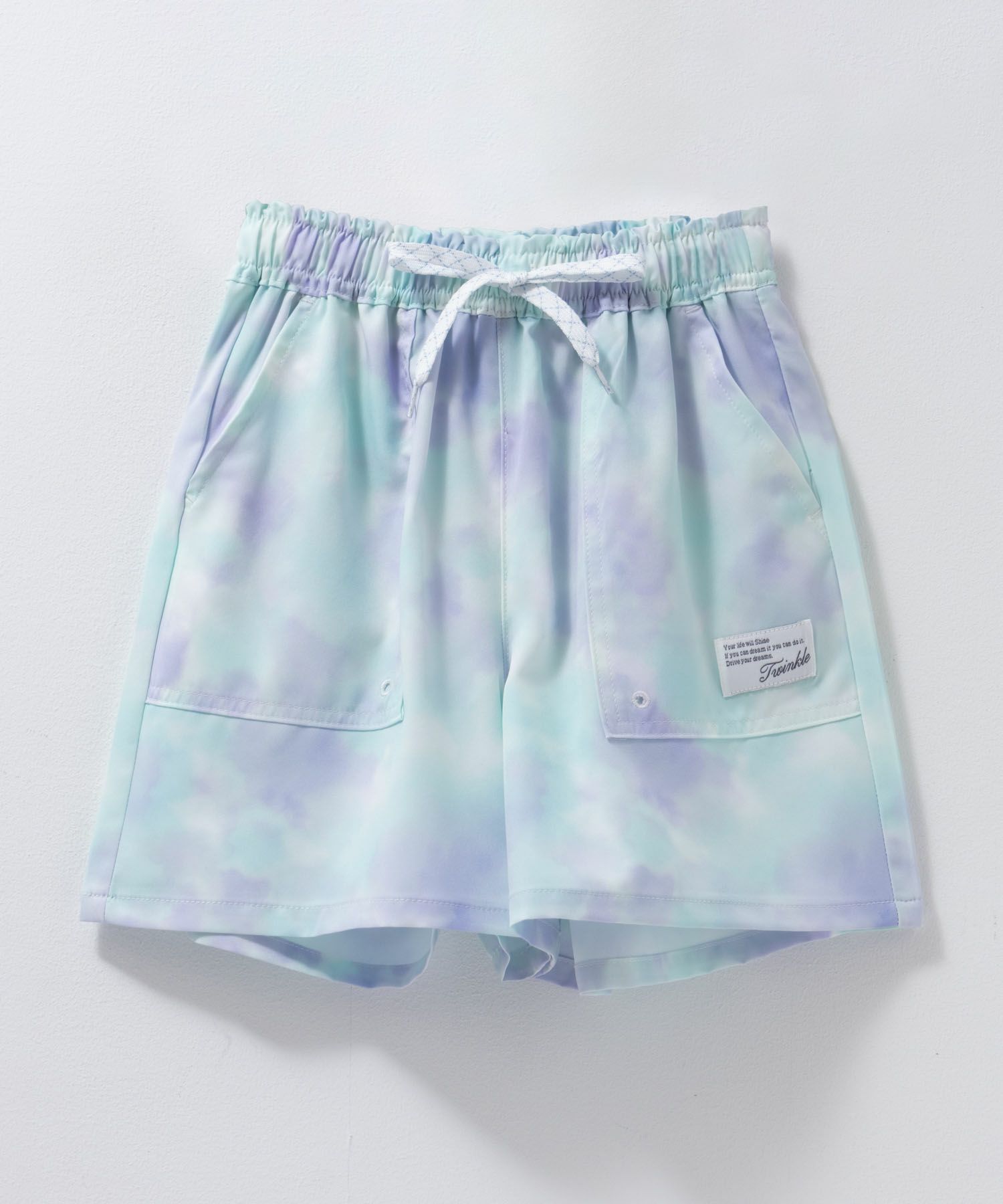 NAVY SARARI タイダイキュロット 水陸両用ウェア キッズ