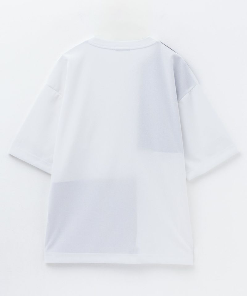 URBAN COLLECTION  カットジョーゼット 布帛パネル切替テーパードTシャツ メンズ メール便 対応商品商品画像-16