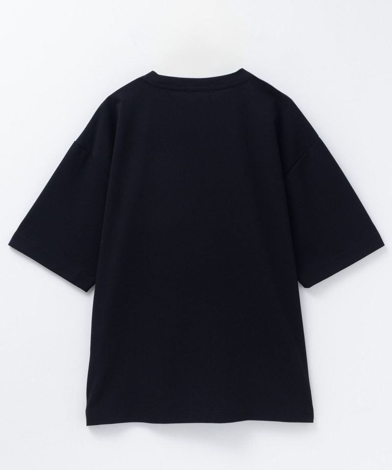 URBAN COLLECTION カットジョーゼット 布帛パネル切替テーパードTシャツ メンズ メール便 対応商品商品画像-18