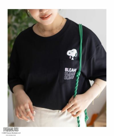PEANUTS SNOOPY ポケットTシャツ レディース ネコポス 対応商品