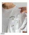 PEANUTS SNOOPY ポケットTシャツ レディース メール便 対応商品商品サムネイル-12